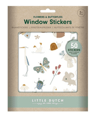 Little Dutch nalepke na oknu Rože in metulji