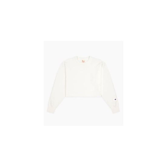 Champion Športni pulover bela 158 - 162 cm/XS Crewneck Sweatshirt