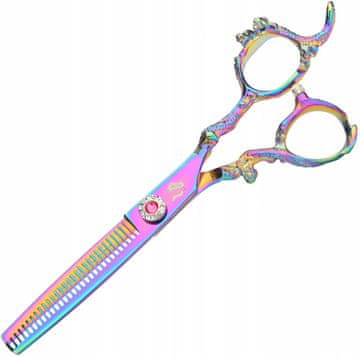 shumee Škarje za redčenje las za frizerske salone in striženje WOLF Sharp 6.0 Diamond
