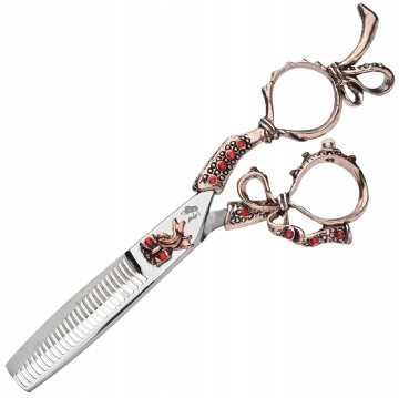 shumee Frizerske škarje za redčenje las WOLF Sharp 6.0 Elegant