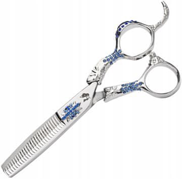 shumee Frizerske škarje za striženje in rezanje las WOLF Sharp 6.0 Sapphire