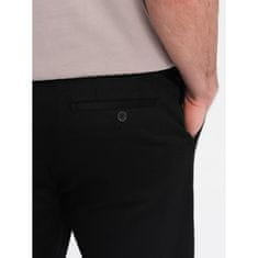 OMBRE Klasične moške hlače chino V5 OM-PACP-0190 črna MDN124480 L
