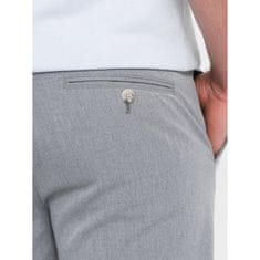OMBRE Klasične moške hlače chino V1 OM-PACP-0191 svetlo sive barve MDN124481 XL