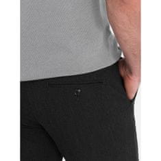 OMBRE Klasične moške hlače chino V2 OM-PACP-0191 grafitne barve MDN124482 XL