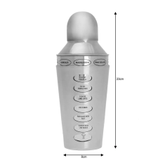 KLAUSBERG Koktajl shaker, jeklo 0,6 l