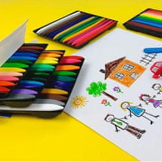 Netscroll Kompaktne voščenke (24 kosov), darilo, ideja za darila, darila za najmlajše Crayons