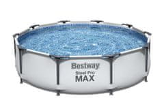 Bestway Montažni bazen Steel Pro MAX | 305 x 76 cm s kartušno filtrsko črpalko