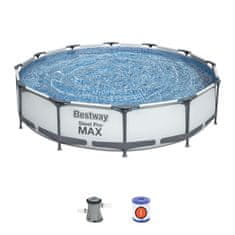 Bestway Montažni bazen Steel pro MAX | 366 x 76 cm s kartušno filtrsko črpalko