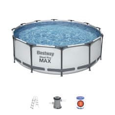 Bestway Montažni bazen Steel Pro MAX | 366 x 100 cm s kartušno filtrsko črpalko