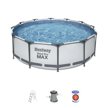 Bestway Montažni bazen Steel Pro MAX | 366 x 100 cm s kartušno filtrsko črpalko