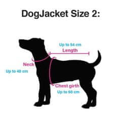 Netscroll Odseven in vodoodporen zimski plašč za psa, oprsnica je odsevna, da je vaš pes bolj viden, prilagodljivi in nastavljivi trakovi, DogJacket, L/XL