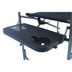 Linder Exclusiv Camping zložljiv stol siva/črna