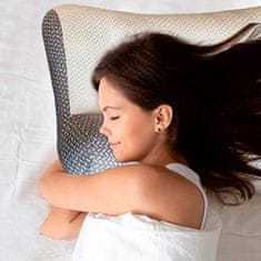 Netscroll 2x vrhunski ergonomski anatomski vzglavnik za udobno in kvalitetno spanje, ergonomska blazina, ki nudi optimalno podporo vratu in hrbtu za vse spalne položaje, zbudite se spočiti, ErgonomicPillow