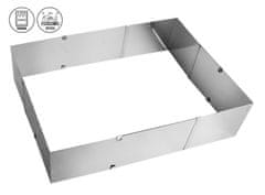 Orion Pekač za torte iz nerjavečega jekla z drsnim kvadratom 24/47x20/38x6cm
