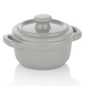 Kela Kela KL-15290 Malin keramika svetlo siva s pokrovom 8,0 cm,10,0 cm