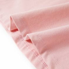 Vidaxl Otroška majica z naramnicami svetlo roza 92