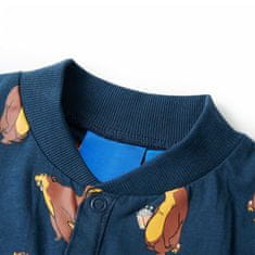 Vidaxl Otroški pajac jeans modra 104