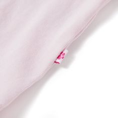 Vidaxl Otroška majica s kratkimi rokavi nežno roza 92