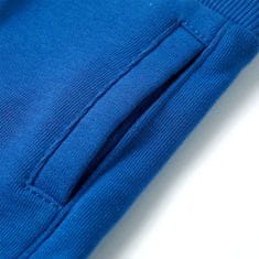 Vidaxl Otroške kratke hlače z vrvico modra 128