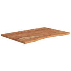 Vidaxl Mizna plošča 80x60x2,5 cm pravokotna trden akacijev les