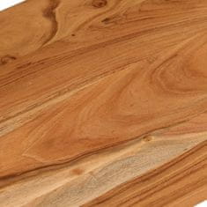 shumee Mizna plošča 100x80x2,5 cm pravokotna trden akacijev les