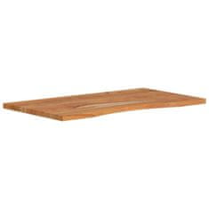 Vidaxl Mizna plošča 80x50x2,5 cm pravokotna trden akacijev les