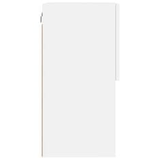 Vidaxl TV omarica z LED lučmi bela 40,5x30x60 cm