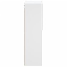Vidaxl TV omarica z LED lučmi bela 30,5x30x102 cm