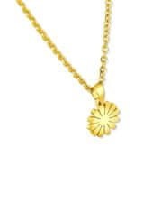 Vuch Čudovita pozlačena ogrlica Flower Riterra Gold