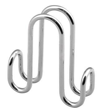 AQUALINE Dvojni Kromirani Obešalnik za Tuš Stene