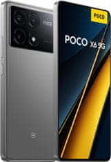 POCO X6 Pro 5G pametni telefon 12/512GB, siv