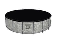 Bestway Montažni bazen Steel Pro MAX | 488 x 122 cm z vzorcem kamna s kartušno filtrsko črpalko