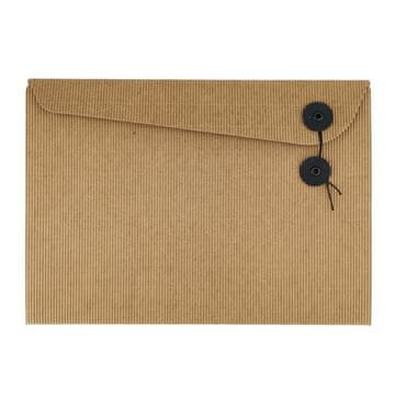 Leviatan Mapa s klapo levia valovita lepenka z gumbom natur 111145