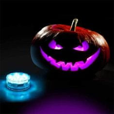 Netscroll Komplet 4 vodoodpornih LED lučk, daljinsko upravljanje, podvodne lučke so idealne za bazene, akvarije, fontane, zabave, ustvarjanje magičnega ambienta, večbarvne bazenske lučke, GlowWaterLights