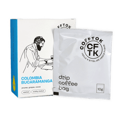 Cofftok Coffee Drip Bags Colombia Bucaramanga