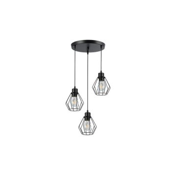 master LED Viseča svetilka 3xE27 za LED IP20 OTTO okrogla črna