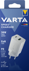 Varta Speed Charger hišni polnilec, 38 W (57955101111)