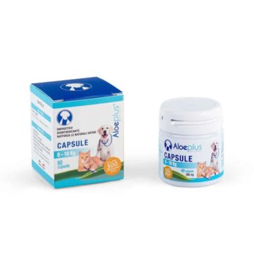 Aloeplus Aloeplus kapsule za mačke in pse (0-10kg), 60 kapsul