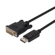 Unitek unitek y-5118ba video kabelski adapter 1,8 m displayport dvi črn