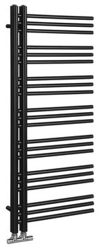 SAPHO DORLION Luksuzni Črni Mat Radiator 500x1200mm za Moderno Kopalnico