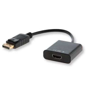 SAVIO savio cl-55 video kabelski adapter 0,2 m displayport hdmi tip a (standard) črn