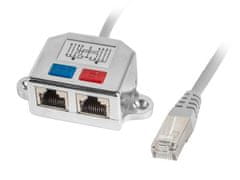 Lanberg lanberg adapter lan rj45/2x rj45 ftp razdelilnik ad-0026-s