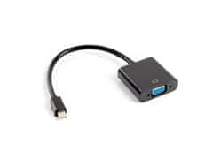 Lanberg lanberg ad-0006-bk video kabelski adapter 0,2 m vga (d-sub) mini displayport črn