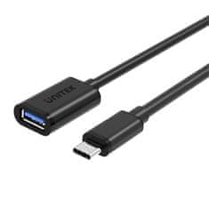 Unitek unitek y-c476bk kabel usb 0,2 m usb 3.2 gen 1 (3.1 gen 1) usb c usb a črn