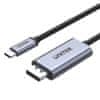 unitek v1409a kabel za spreminjanje spola usb-c displayport črn, siv