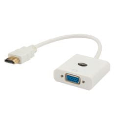 SAVIO savio cl-27 video kabelski adapter 0,2 m vga (d-sub) hdmi tip a (standard) bela