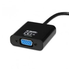 iBOX ibox iahv01 video kabelski adapter hdmi tip a (standardni) vga (d-sub) črn