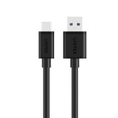 Unitek unitek y-c474bk kabel usb 1 m usb 3.2 gen 1 (3.1 gen 1) usb a usb c črna