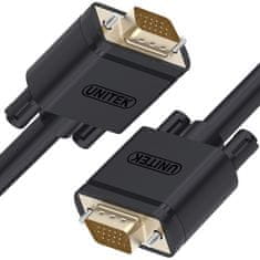 Unitek unitek y-c504g kabel vga 3 m vga (d-sub) črn