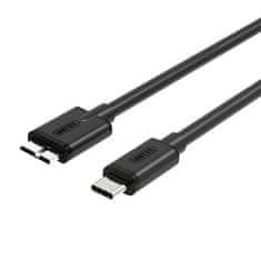 Unitek unitek y-c475bk kabel usb 1 m usb 3.2 gen 1 (3.1 gen 1) usb c micro-usb b črn